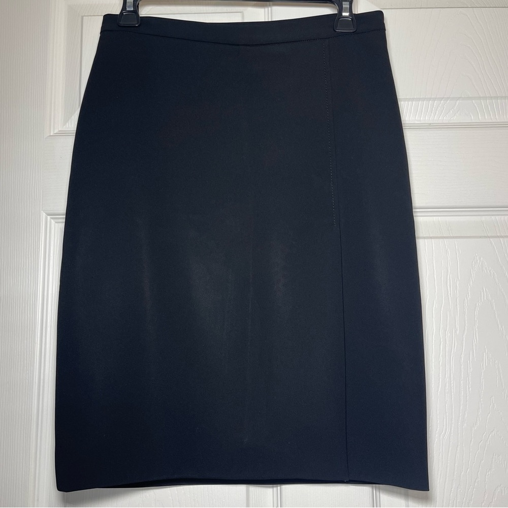 MOSCHINO CHEAPANDCHIC Black Mini Skirt size 6 Office Career Made in Italy